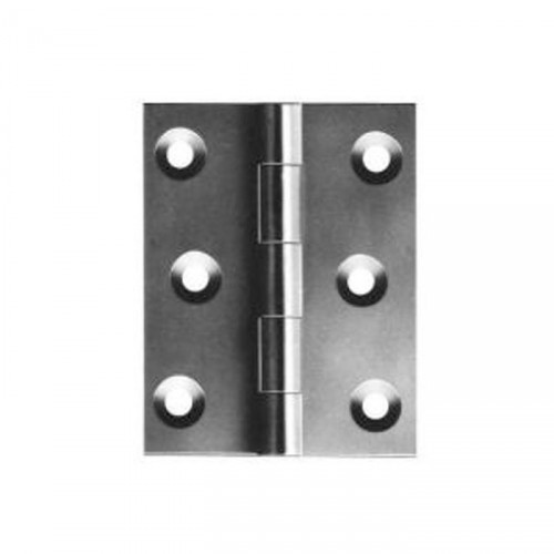 DOUBLE FLAP HINGE SELF COLOURED STEEL 100MM