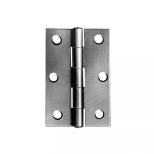 BUTT HINGE BRIGHT ZINC PLATED 50MM