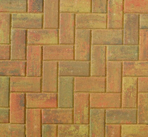 BLOCK PAVING OMEGA AUTUMN GOLD 200X100X50MM