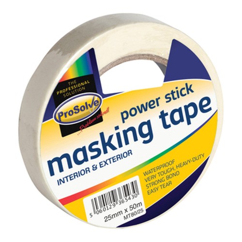 PROSOLVE MASKING TAPE 80 25MMX50M               MT80/25