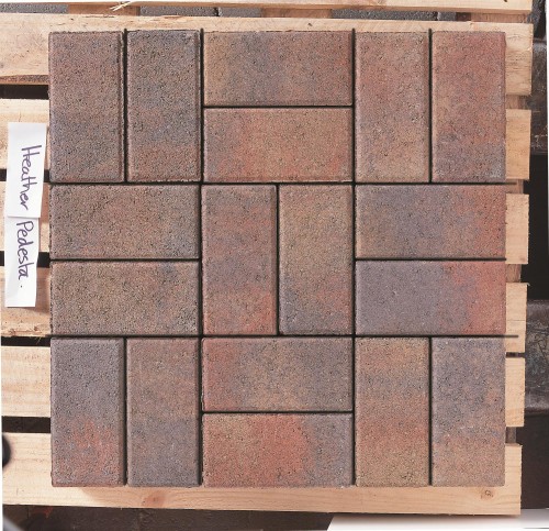 TOBERMORE 50MM PAVING PEDESTA 200X100X50MM RED