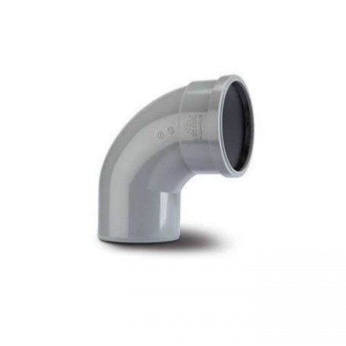 SINGLE SOCKET BEND 110MM 92.5 DEG GREY