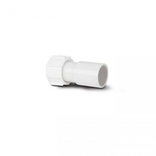 POLY STRAIGHT ADAPTOR WHITE NS47 21.5