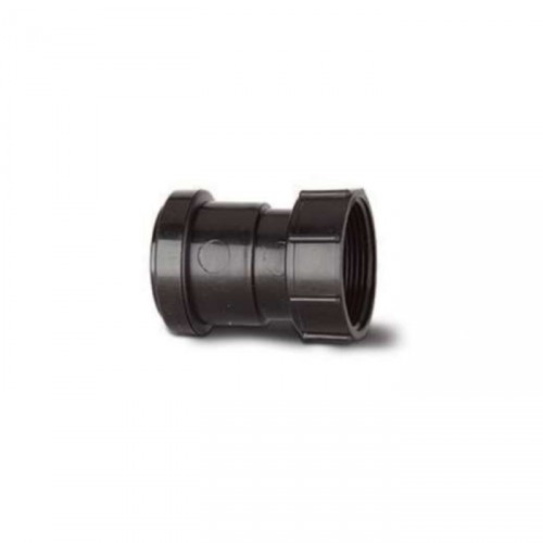 THREADED 32MM COUPLING (BSP FEMALE) BLACK