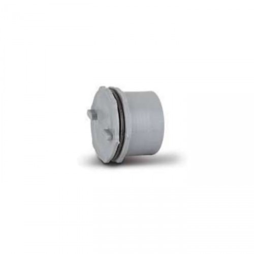 SCREWED ACCESS PLUG 32MM GREY