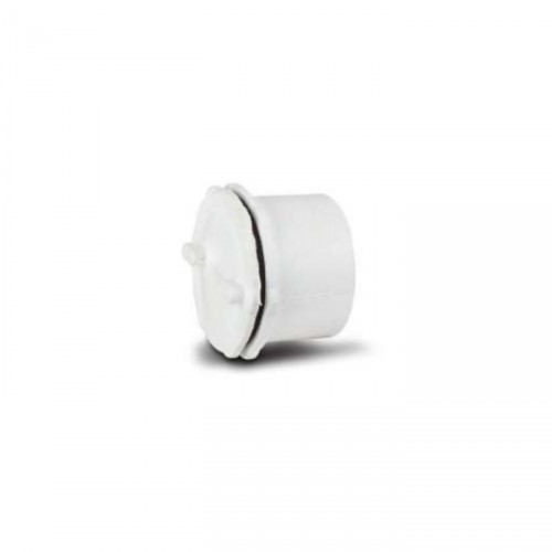 SCREWED ACCESS PLUG 32MM WHITE