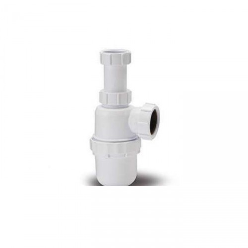 POLY BOTTLE TRAP ADJUSTABLE WHITE WPT48 75MM SEAL 40MM