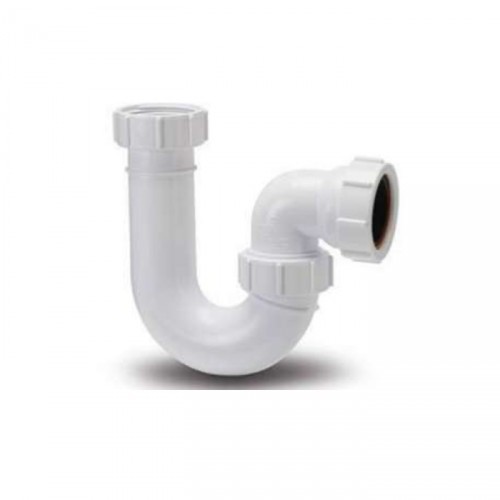 POLY TUBULAR SWIVEL P TRAP WHITE WT50 38MM SEAL 32MM