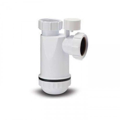 POLY BOTTLE TRAP WHITE WP45PV ANTI SYPHON 32MM