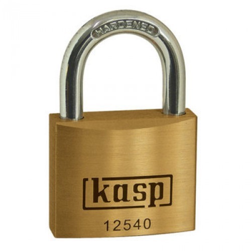 KASP 125 PREMIUM BRASS PADLOCK 40MM