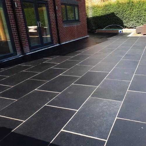 LIVINGSTONE BLACK LIMESTONE 22MM CALI 900X600MM     ILBL96