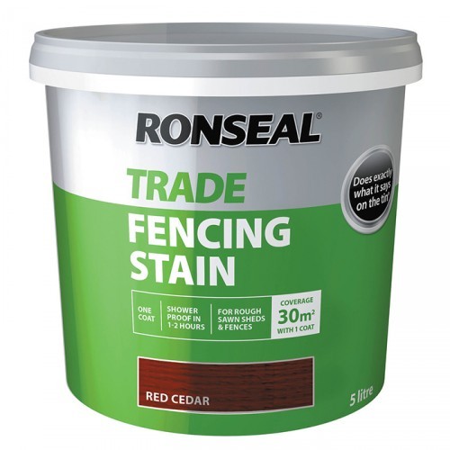 RONSEAL TRADE FENCING STAIN RED CEDAR 9L