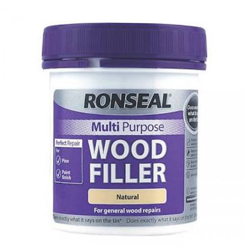 RONSEAL MULTI-PURPOSE WOODFILLER NATURAL 250G TUB