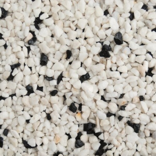 LRS BLACK AND WHITE DASHING 3-8MM                 25KG BAG