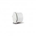 SCREWED ACCESS PLUG 32MM WHITE