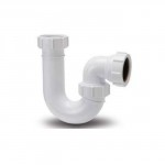 POLY TUBULAR SWIVEL P TRAP WHITE WT50 38MM SEAL 32MM