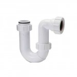 POLY TUBULAR SWIVEL P TRAP WHITE WT52 75MM SEAL 32MM